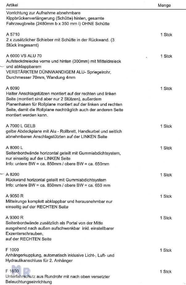 Kipper za tip Kröger 18to 3 Schieber mit Kunststoffbordwand Interne Nr. 40744, Gebrauchtmaschine u Wietzendorf (Slika 12)