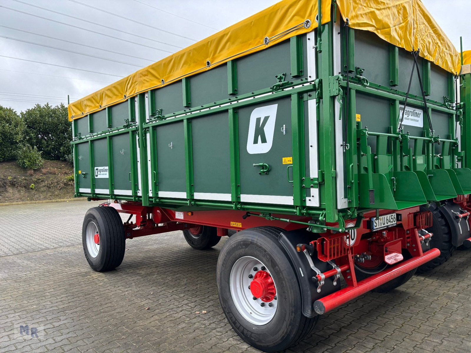 Kipper del tipo Kröger 18to 3 Schieber mit Kunststoffbordwand Interne Nr. 40745, Gebrauchtmaschine en Greven (Imagen 4)