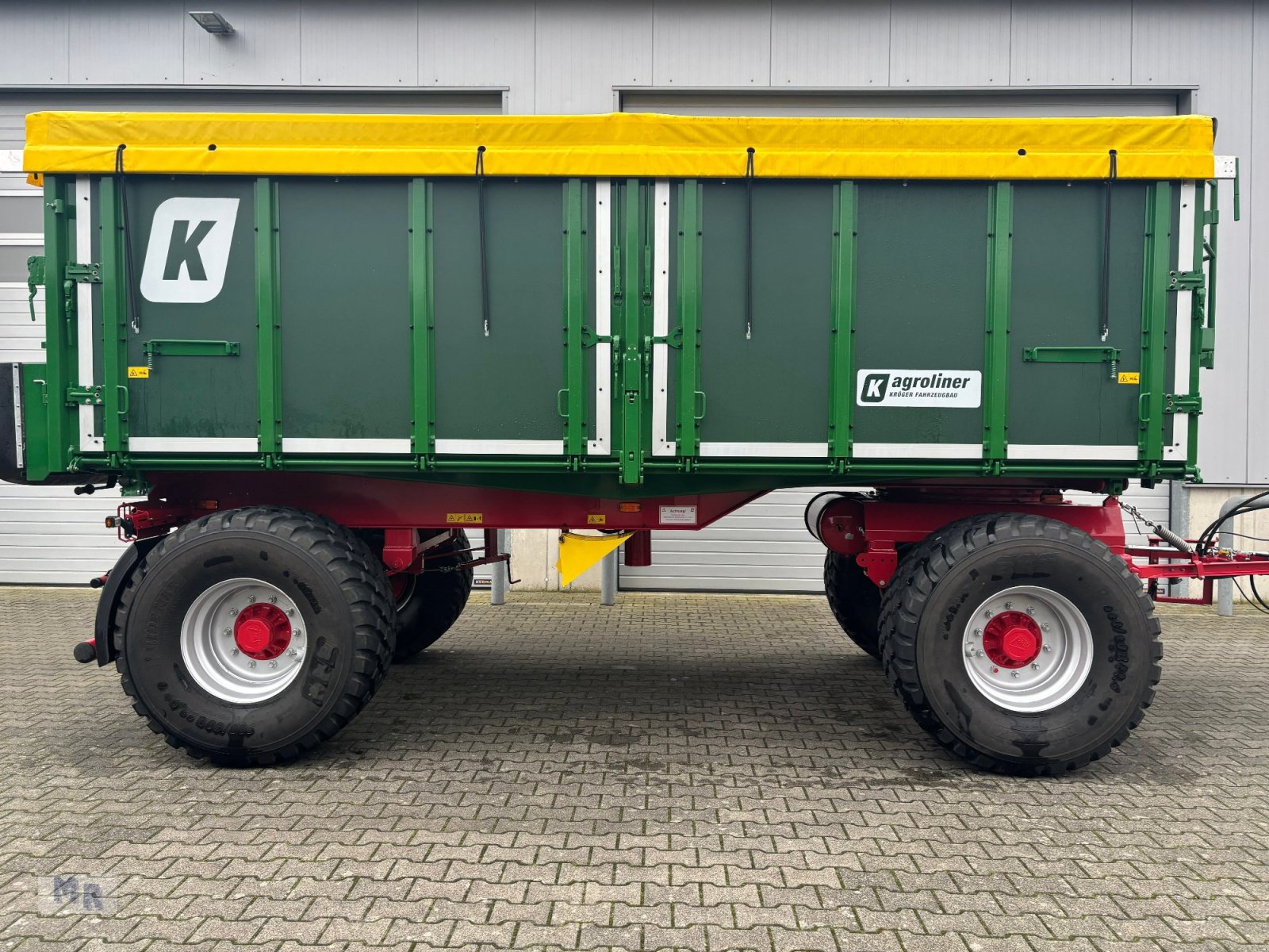 Kipper des Typs Kröger 18to 560er bereift 3 Schieber mit Kunststoffbordwand Interne Nr. 40758, Gebrauchtmaschine in Greven (Bild 2)