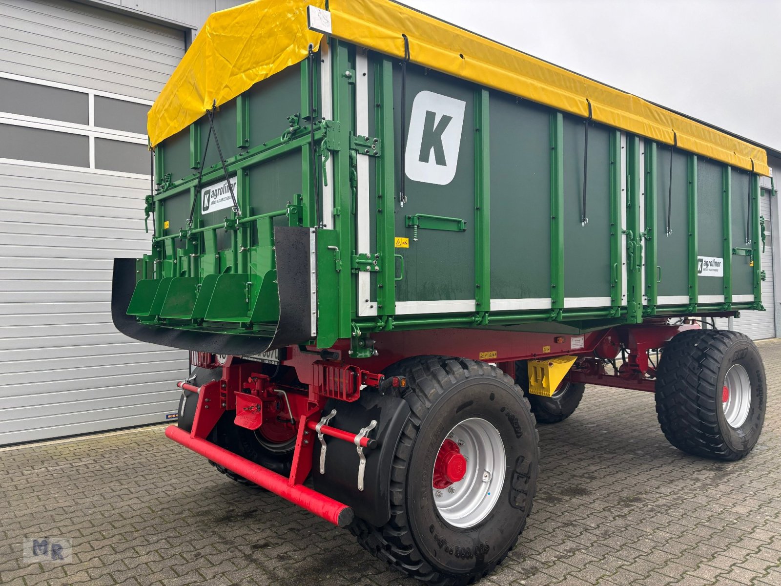 Kipper типа Kröger 18to 560er bereift 3 Schieber mit Kunststoffbordwand Interne Nr. 40758, Gebrauchtmaschine в Greven (Фотография 3)