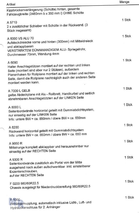 Kipper tipa Kröger 18to 560er bereift 3 Schieber mit Kunststoffbordwand Interne Nr. 40758, Gebrauchtmaschine u Greven (Slika 13)