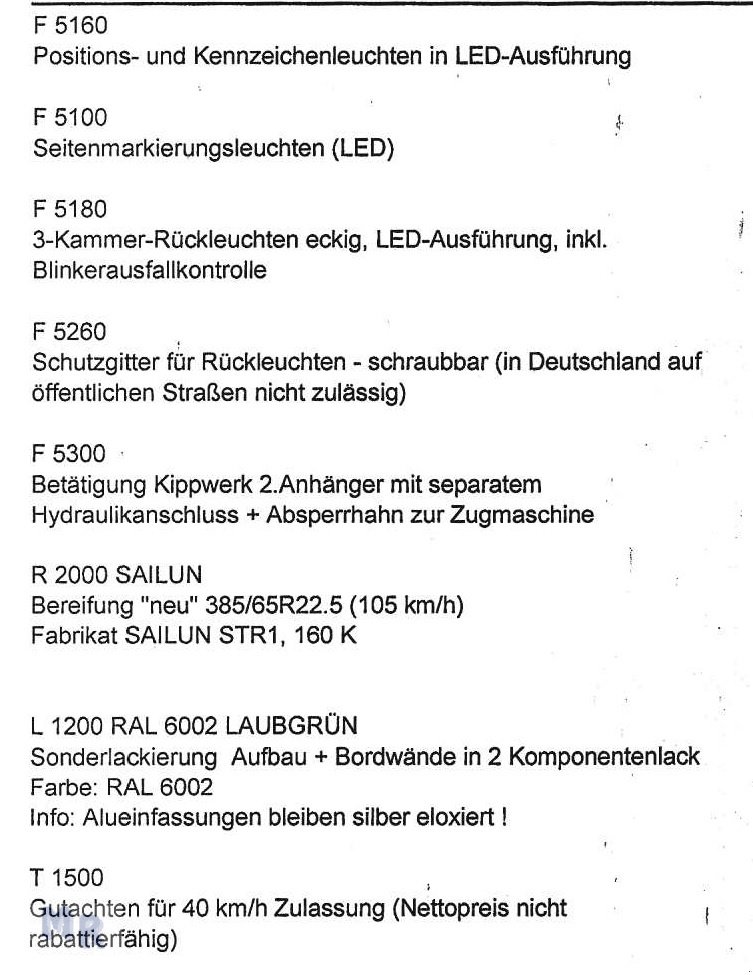 Kipper of the type Kröger 18to Interne Nr. 40173, Gebrauchtmaschine in Bardowick (Picture 12)