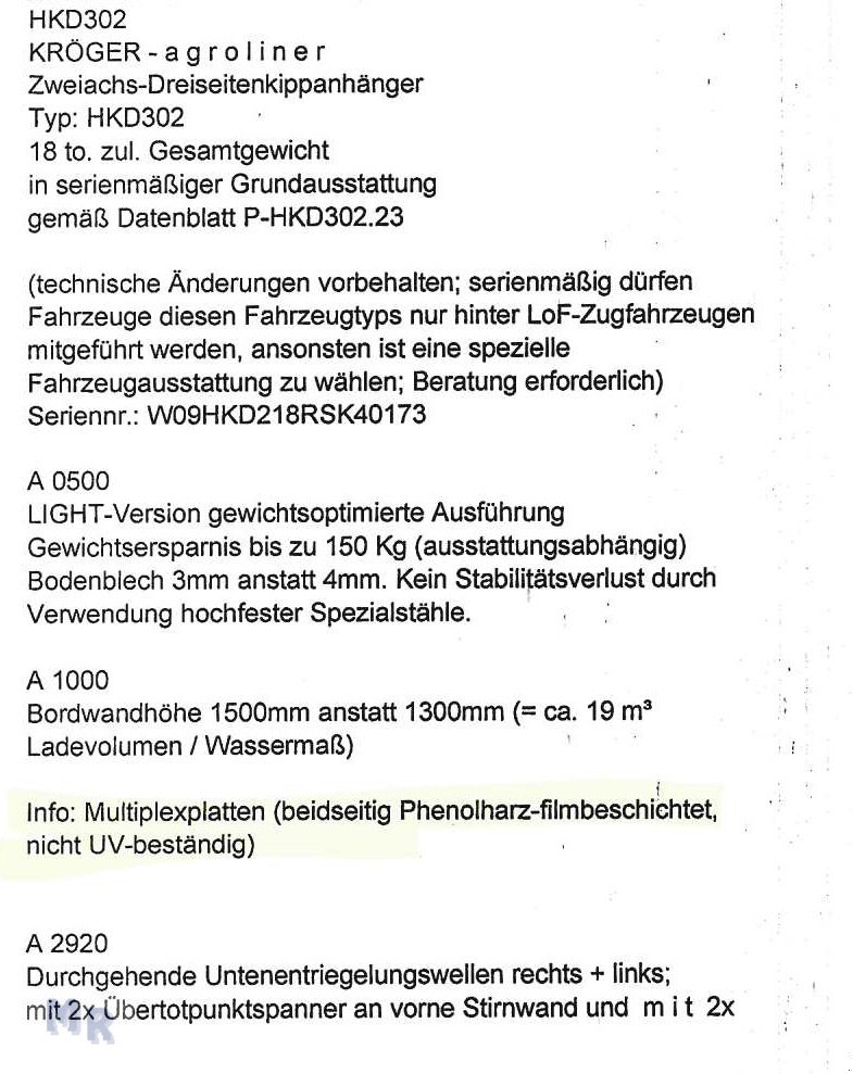 Kipper a típus Kröger 18to Interne Nr. 40173, Gebrauchtmaschine ekkor: Bardowick (Kép 10)