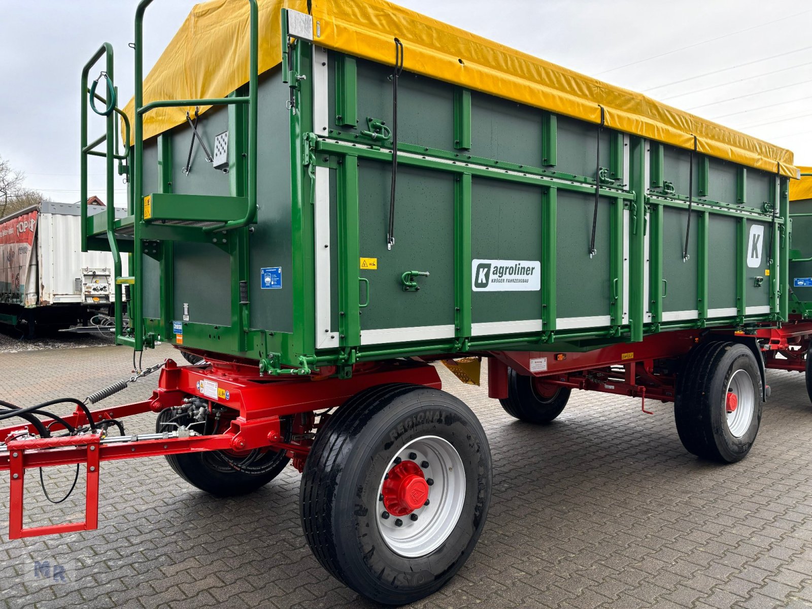 Kipper of the type Kröger 18to Kunststoffbordwand ohne Portal Interne Nr. 40753, Gebrauchtmaschine in Greven (Picture 8)