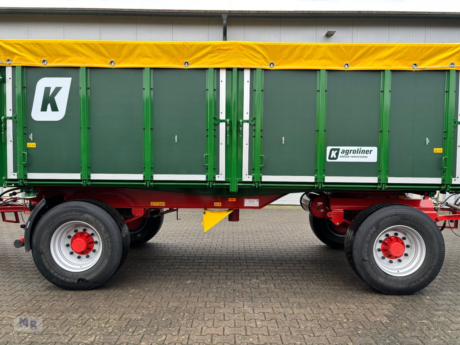 Kipper Türe ait Kröger 18to Kunststoffbordwand ohne Portal Interne Nr. 40753, Gebrauchtmaschine içinde Greven (resim 2)