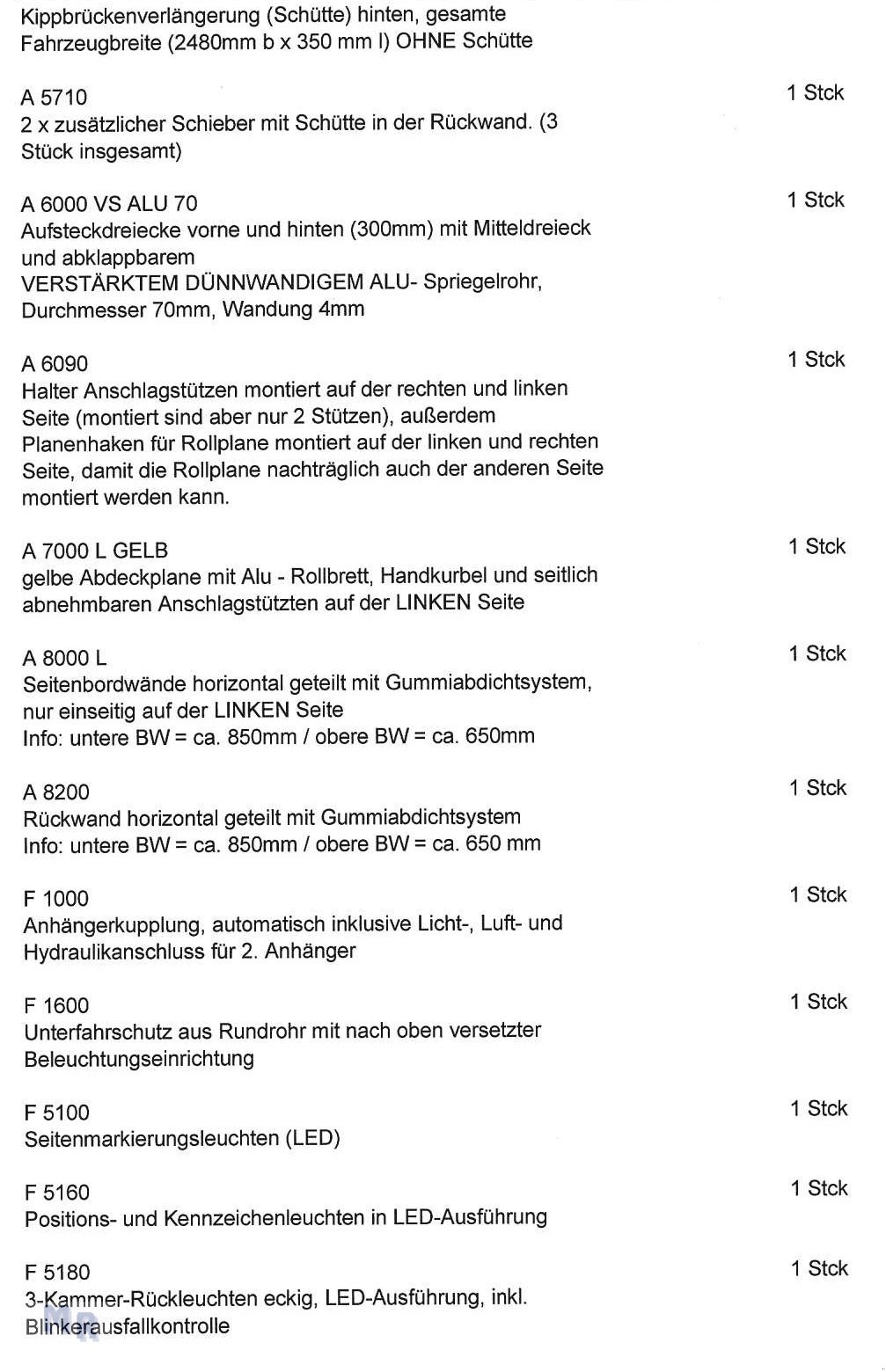 Kipper del tipo Kröger 18to Kunststoffbordwand ohne Portal Interne Nr. 40753, Gebrauchtmaschine In Greven (Immagine 13)