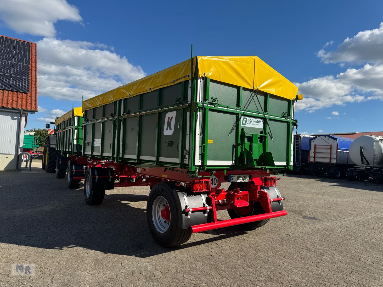 Kipper des Typs Kröger 18to mit Kunststoffbordwand Interne Nr. 40740, Gebrauchtmaschine in Kettenheim (Bild 5)