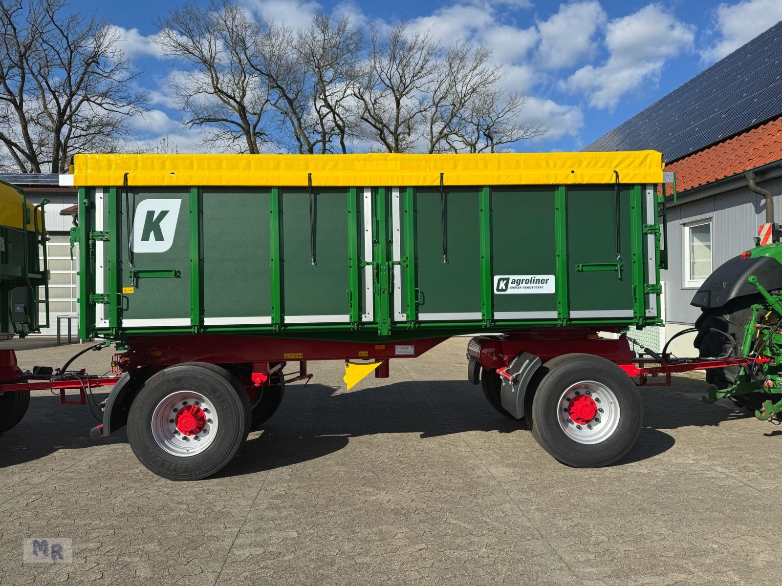 Kipper del tipo Kröger 18to mit Kunststoffbordwand Interne Nr. 40740, Gebrauchtmaschine en Kettenheim (Imagen 2)