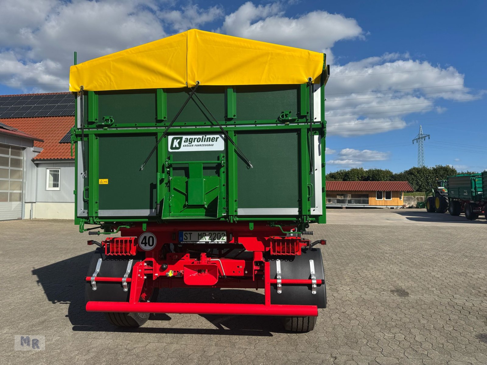 Kipper typu Kröger 18to mit Kunststoffbordwand Interne Nr. 40742, Gebrauchtmaschine v Greven (Obrázek 4)