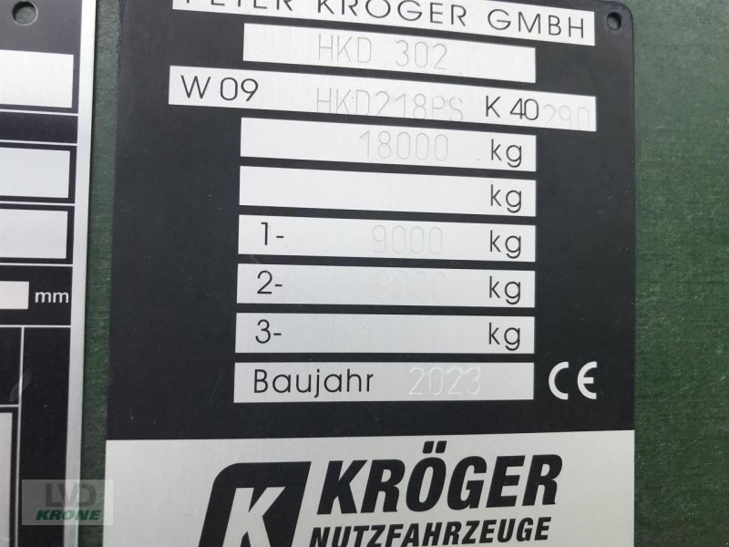 Kipper typu Kröger HKD 302, Gebrauchtmaschine v Spelle (Obrázek 10)