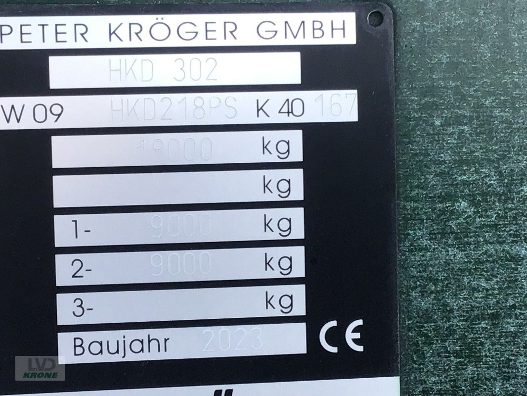 Kipper typu Kröger HKD 302, Gebrauchtmaschine v Zorbau (Obrázok 10)