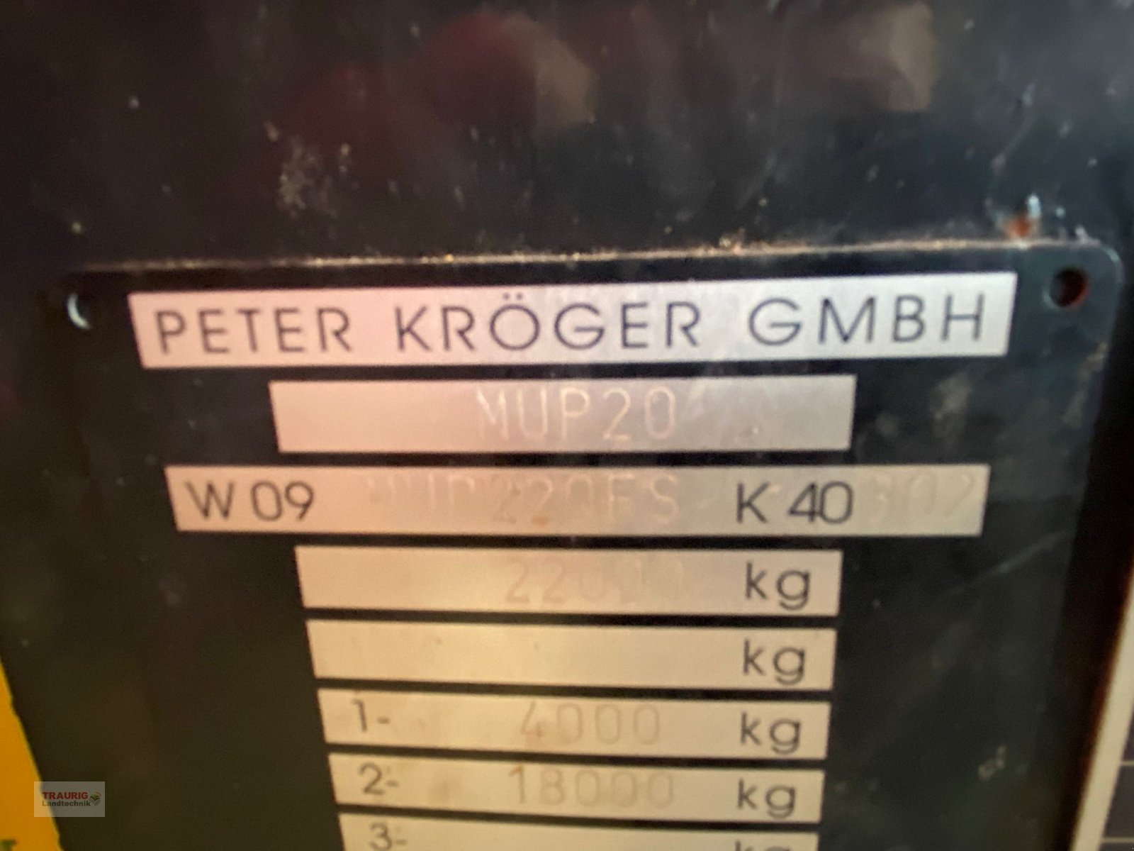 Kipper van het type Kröger Terraliner MUP 20 HP, Gebrauchtmaschine in Mainburg/Wambach (Foto 3)