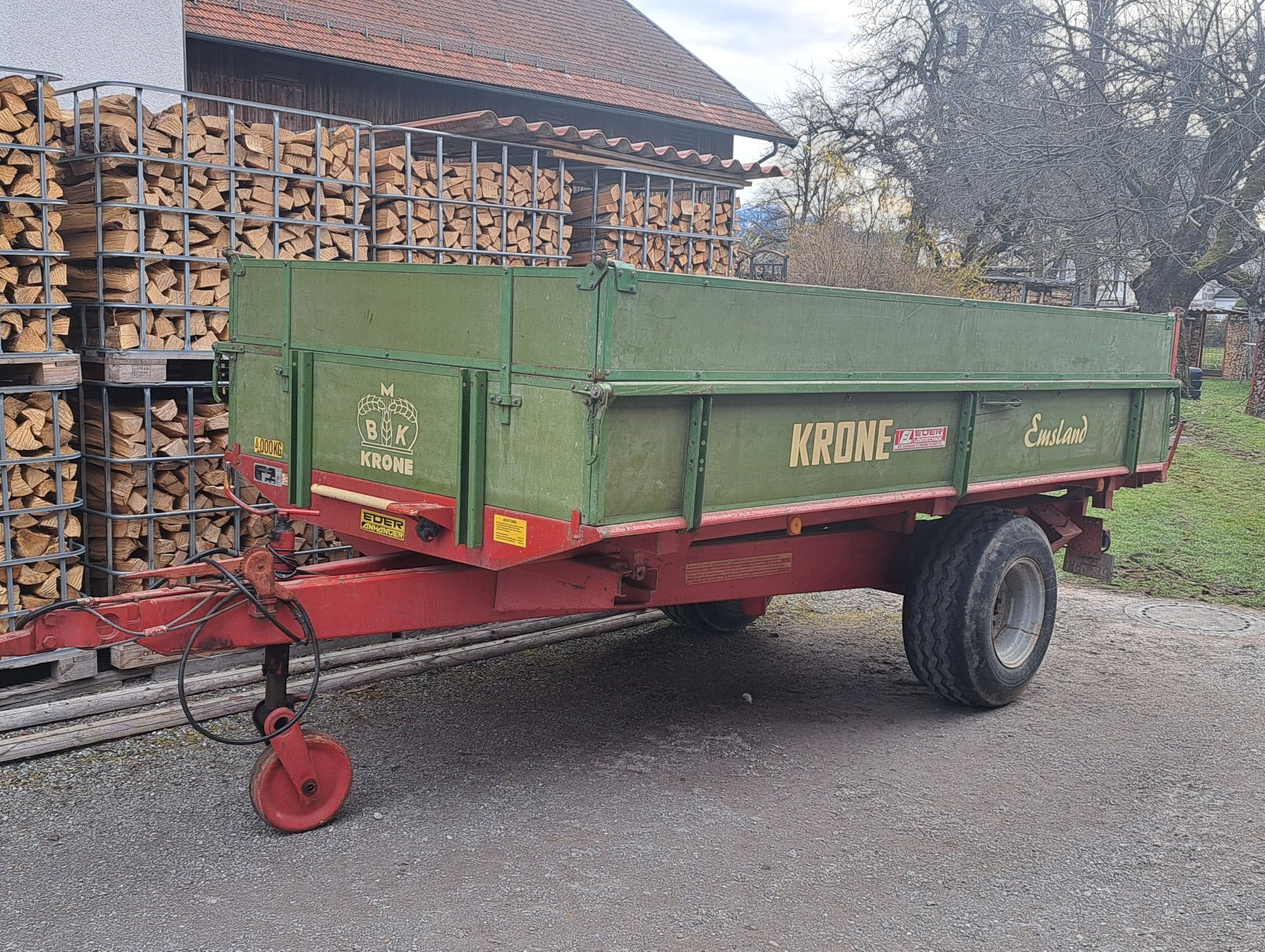 Kipper типа Krone EDK 4, Gebrauchtmaschine в Rohrdorf (Фотография 1)