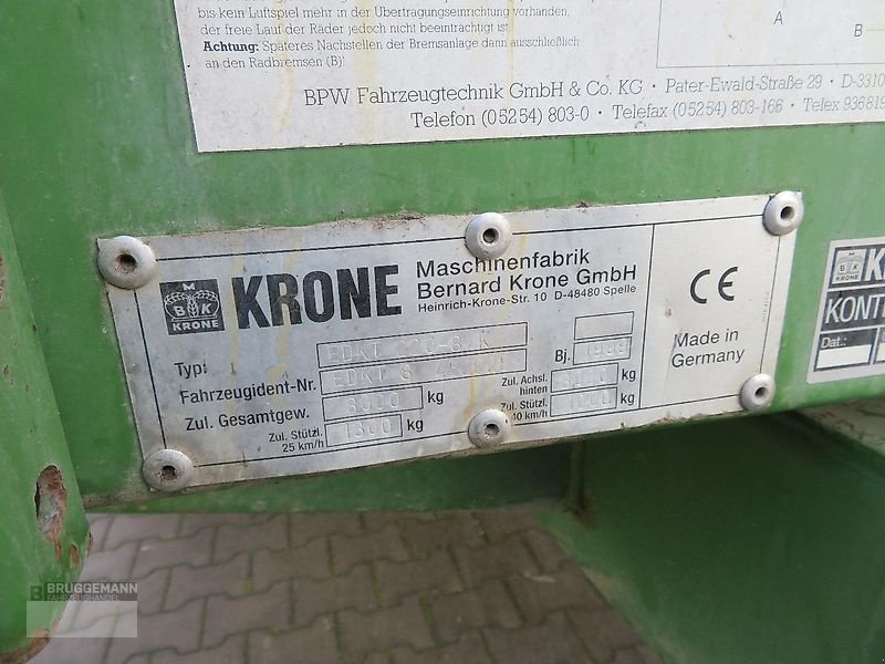 Kipper типа Krone EDKT 220-S/K, Gebrauchtmaschine в Meppen (Фотография 16)