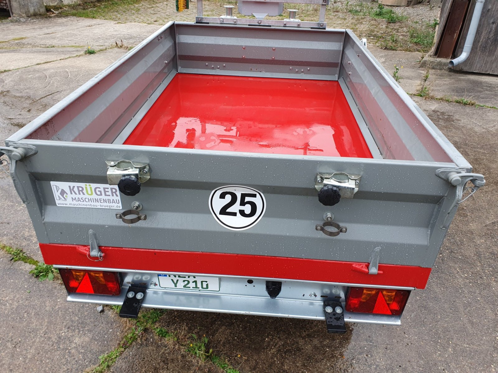Kipper des Typs KRUEMA Krüger Maschinenbau HK1500 Rückwärtskipper, Gebrauchtmaschine in Diespeck (Bild 5)