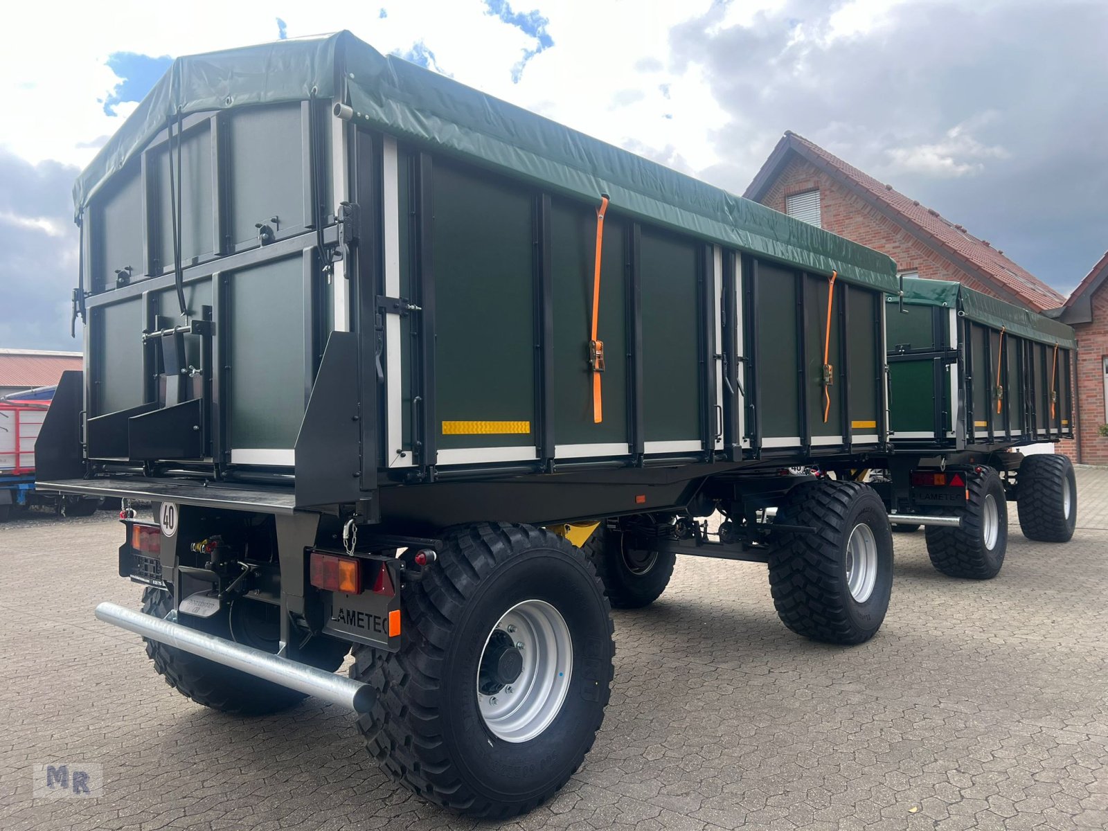 Kipper Türe ait Lametec 18to 560 Bereift Interne Nr. 26601, Gebrauchtmaschine içinde Greven (resim 5)