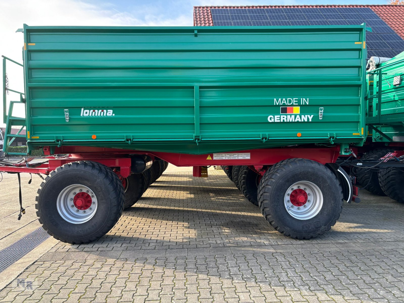 Kipper Türe ait Lomma 18to Interne Nr. 20609, Gebrauchtmaschine içinde Greven (resim 2)