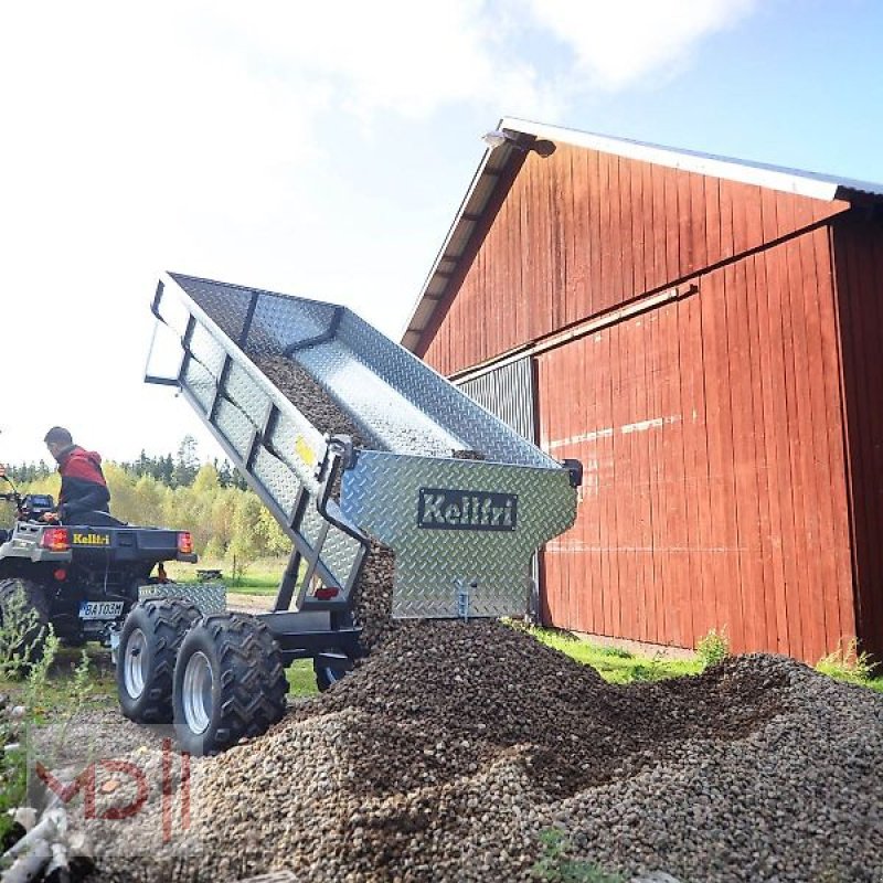 Kipper des Typs MD Landmaschinen Kellfri Kippanhänger Quad 1420 kg mit elektrohydraulischer Kippfunktion, Neumaschine in Zeven (Bild 12)