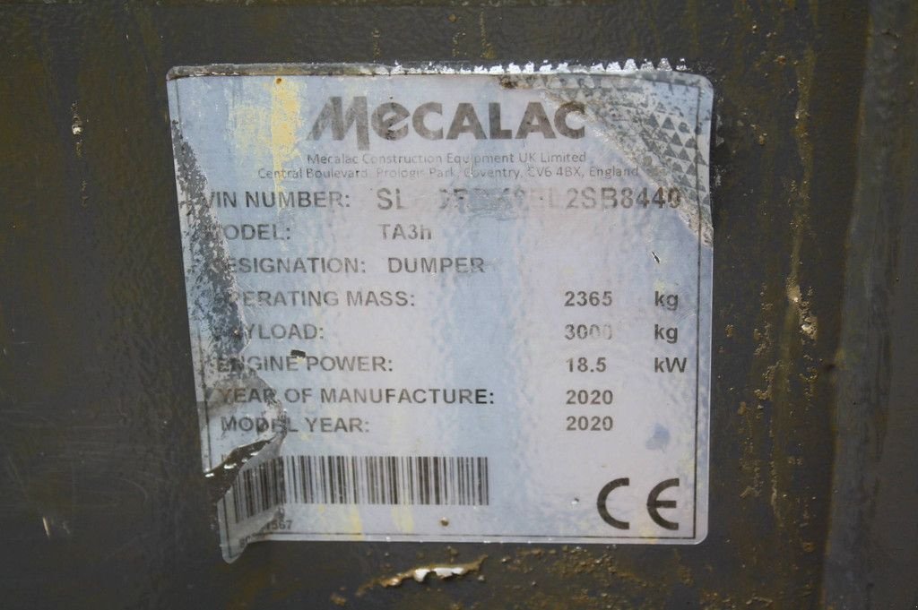 Kipper van het type Mecalac TA3h, Gebrauchtmaschine in Antwerpen (Foto 5)