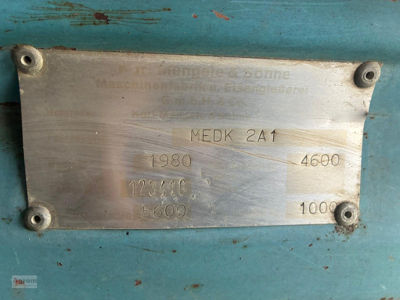 Kipper Türe ait Mengele MEDK 5600, Gebrauchtmaschine içinde Münsingen (resim 13)