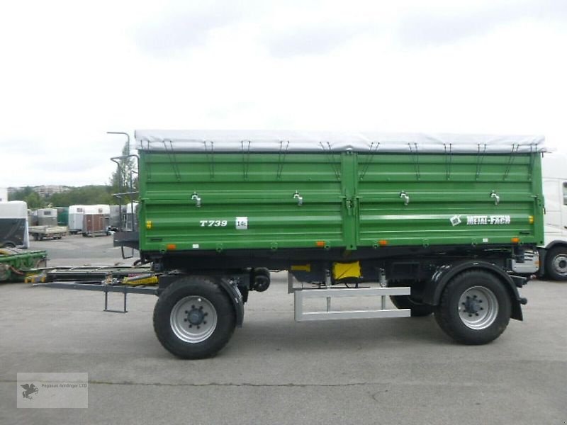 Kipper tip Metal-Fach Typ T739 Zweiachsanhänger 18to Bordwandaufsatz, Gebrauchtmaschine in Gevelsberg (Poză 4)