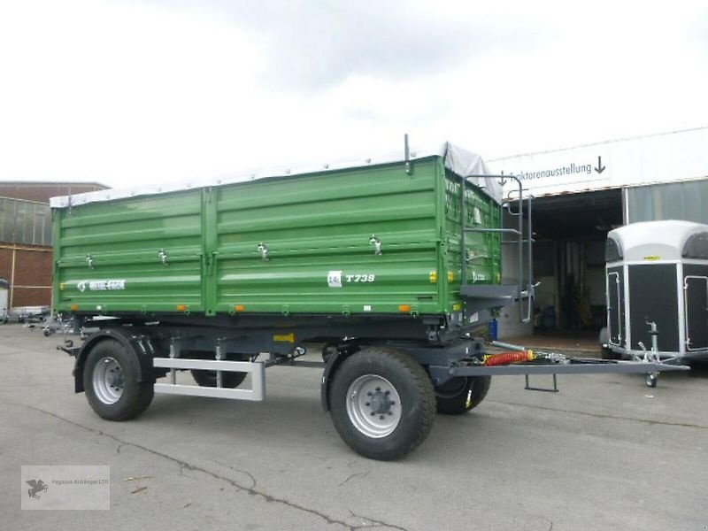 Kipper tipa Metal-Fach Typ T739 Zweiachsanhänger 18to Bordwandaufsatz, Gebrauchtmaschine u Gevelsberg (Slika 3)