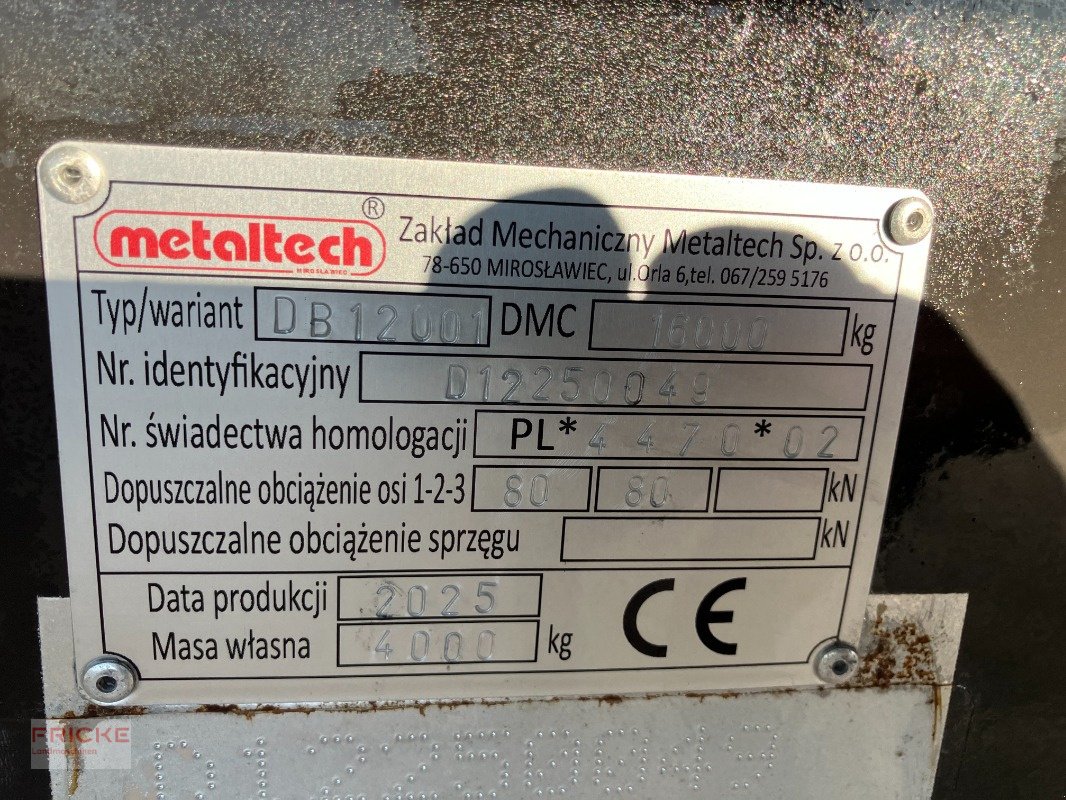 Kipper del tipo Metaltech DB 12, Neumaschine In Demmin (Immagine 10)