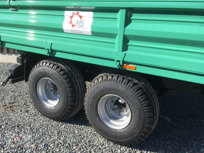 Kipper des Typs MS 13t Druckluft 40 Kmh Hydr. Stützfuß Tandem, Neumaschine in Tiefenbach (Bild 4)