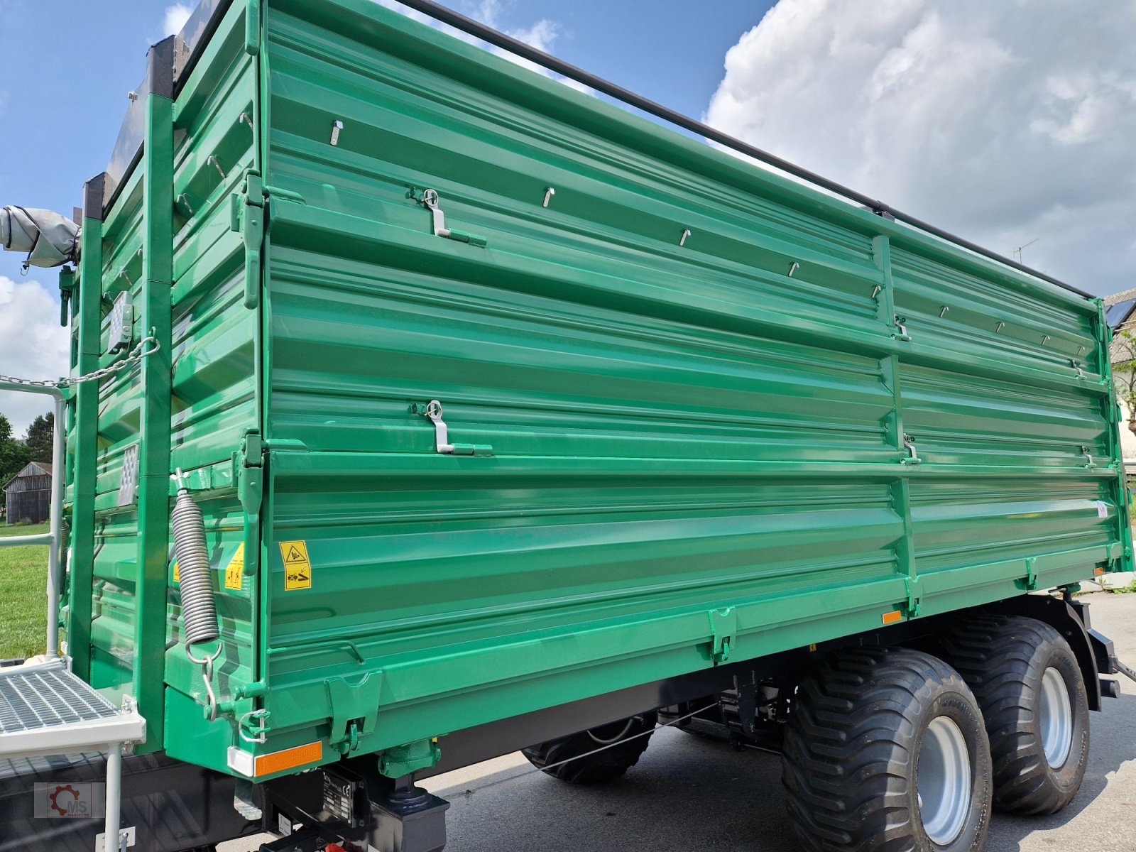 Kipper του τύπου MS 16t Druckluft LED 40km/h Hydr. Stützfuß Tandem, Neumaschine σε Tiefenbach (Φωτογραφία 30)