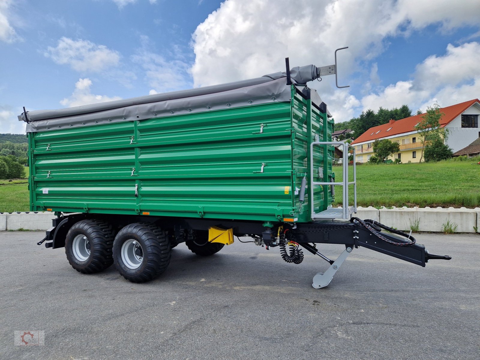 Kipper za tip MS 16t Druckluft LED 40km/h Hydr. Stützfuß Tandem, Neumaschine u Tiefenbach (Slika 2)