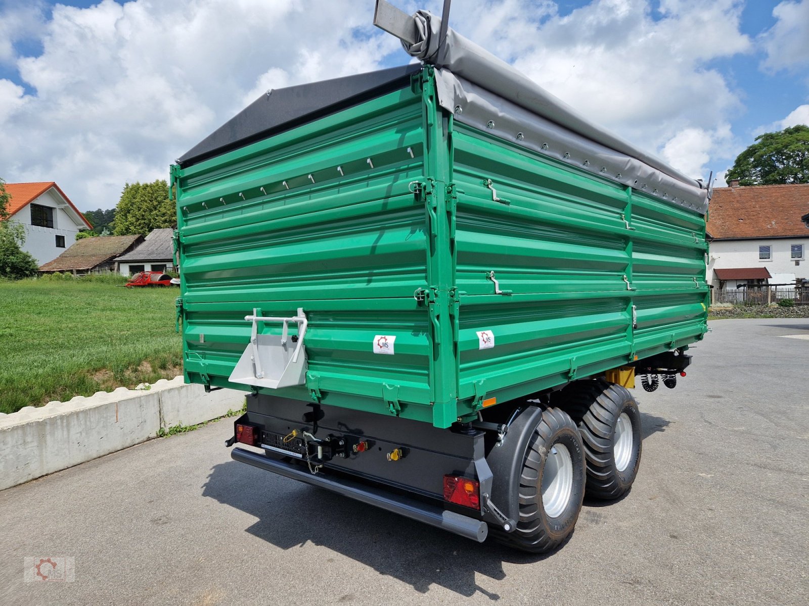 Kipper za tip MS 16t Druckluft LED 40km/h Hydr. Stützfuß Tandem, Neumaschine u Tiefenbach (Slika 5)