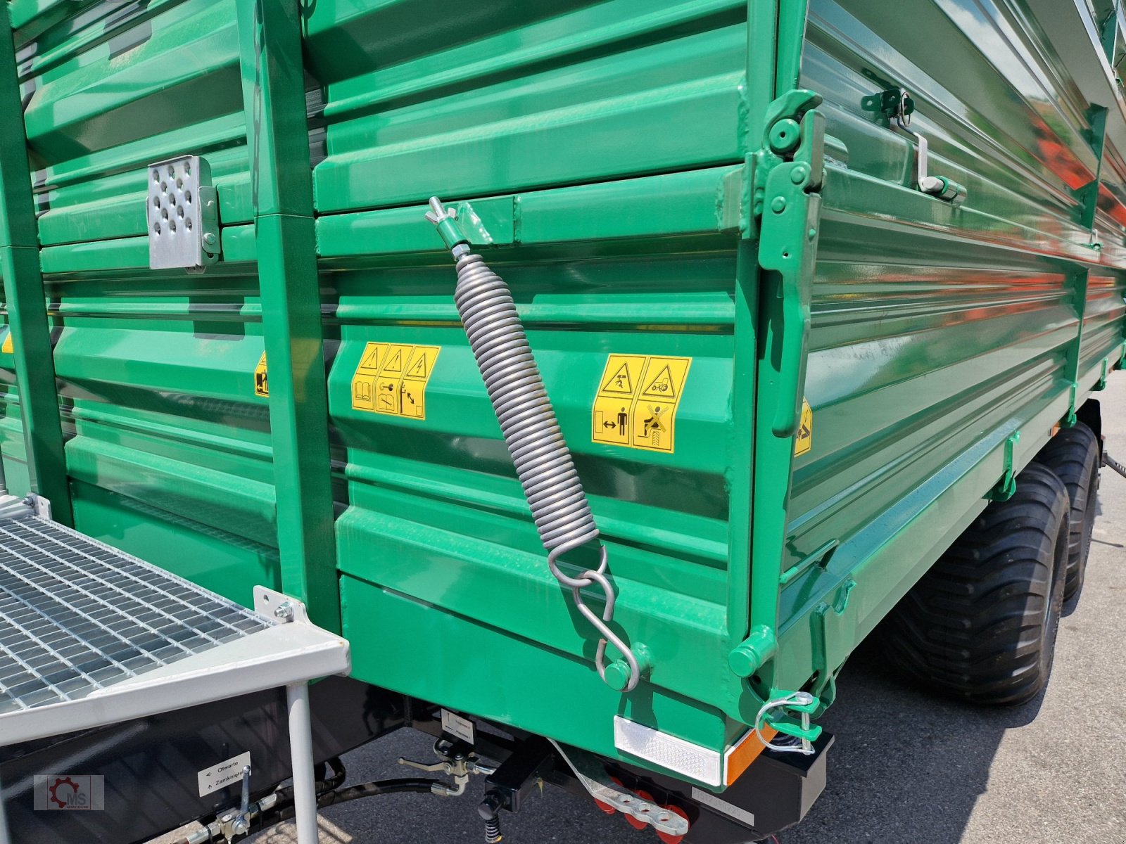 Kipper za tip MS 16t Druckluft LED 40km/h Hydr. Stützfuß Tandem, Neumaschine u Tiefenbach (Slika 31)