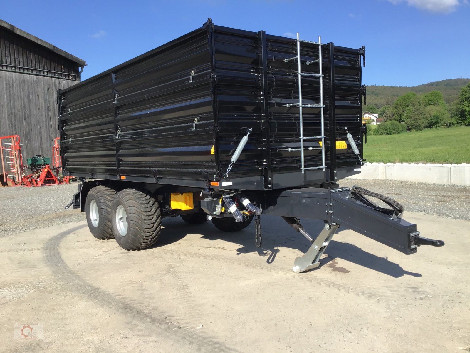 Kipper от тип MS 16t Druckluft LED 40km/h Hydr. Stützfuß Tandem, Neumaschine в Tiefenbach (Снимка 3)