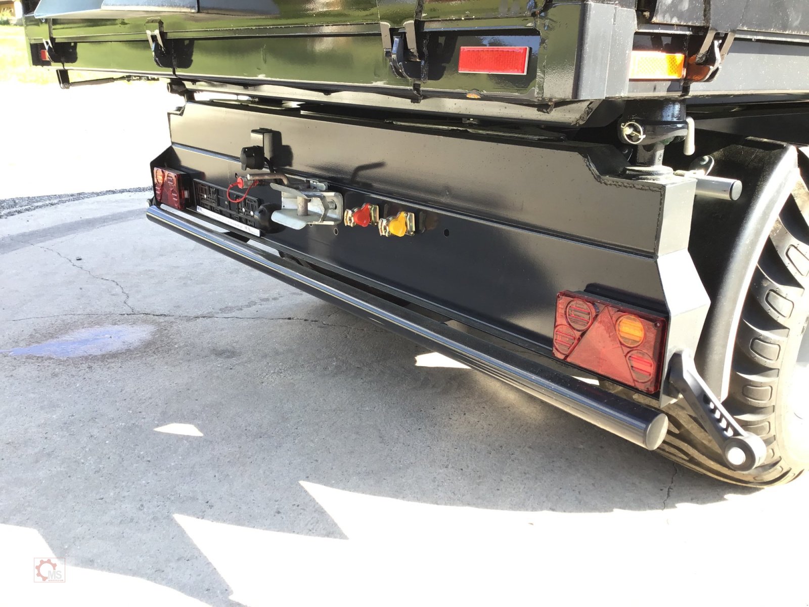 Kipper от тип MS 16t Druckluft LED 40km/h Hydr. Stützfuß Tandem, Neumaschine в Tiefenbach (Снимка 8)