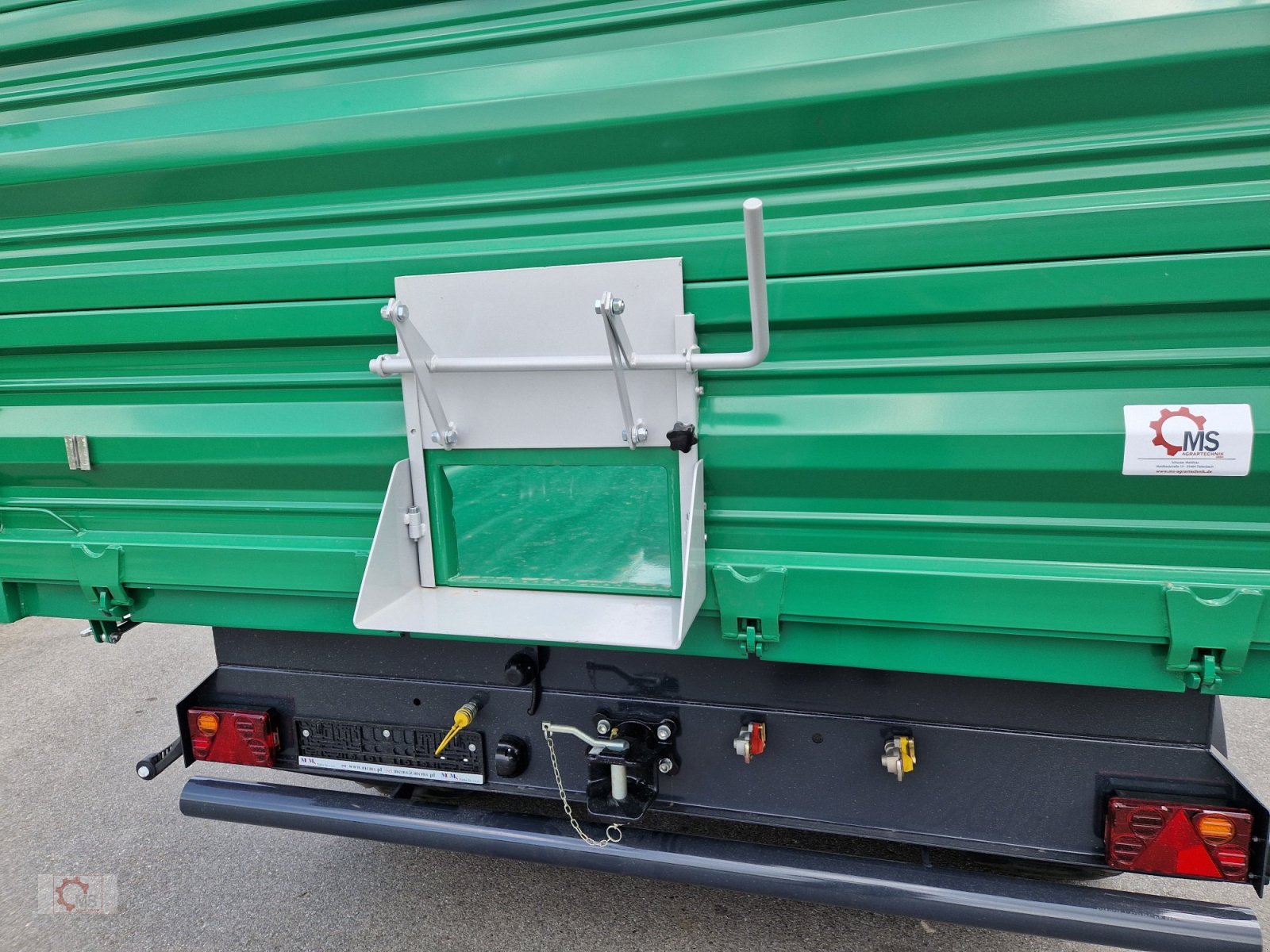 Kipper tip MS 16t Druckluft LED 40km/h Hydr. Stützfuß Tandem, Neumaschine in Tiefenbach (Poză 8)