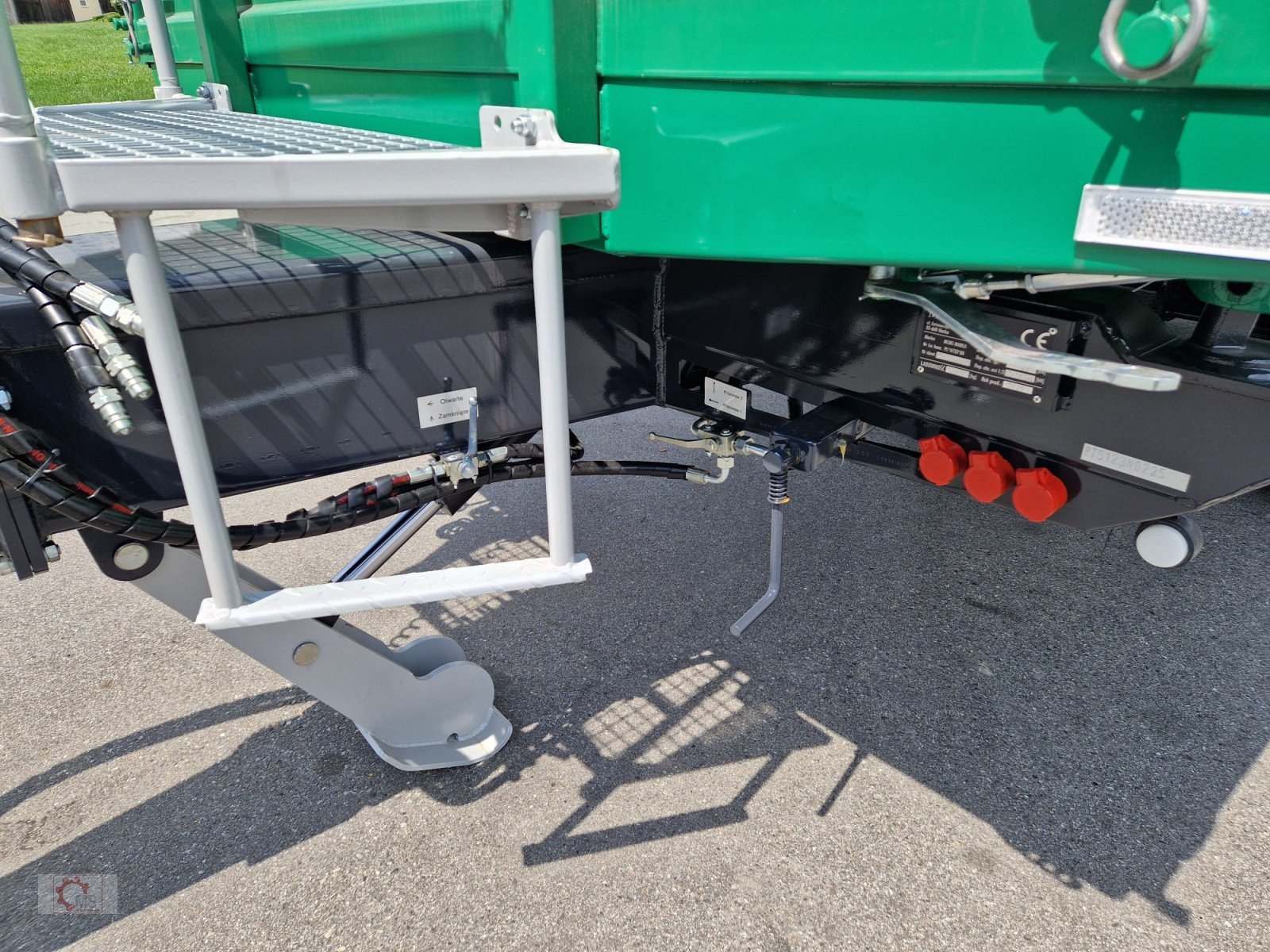 Kipper tip MS 16t Druckluft LED 40km/h Hydr. Stützfuß Tandem, Neumaschine in Tiefenbach (Poză 23)