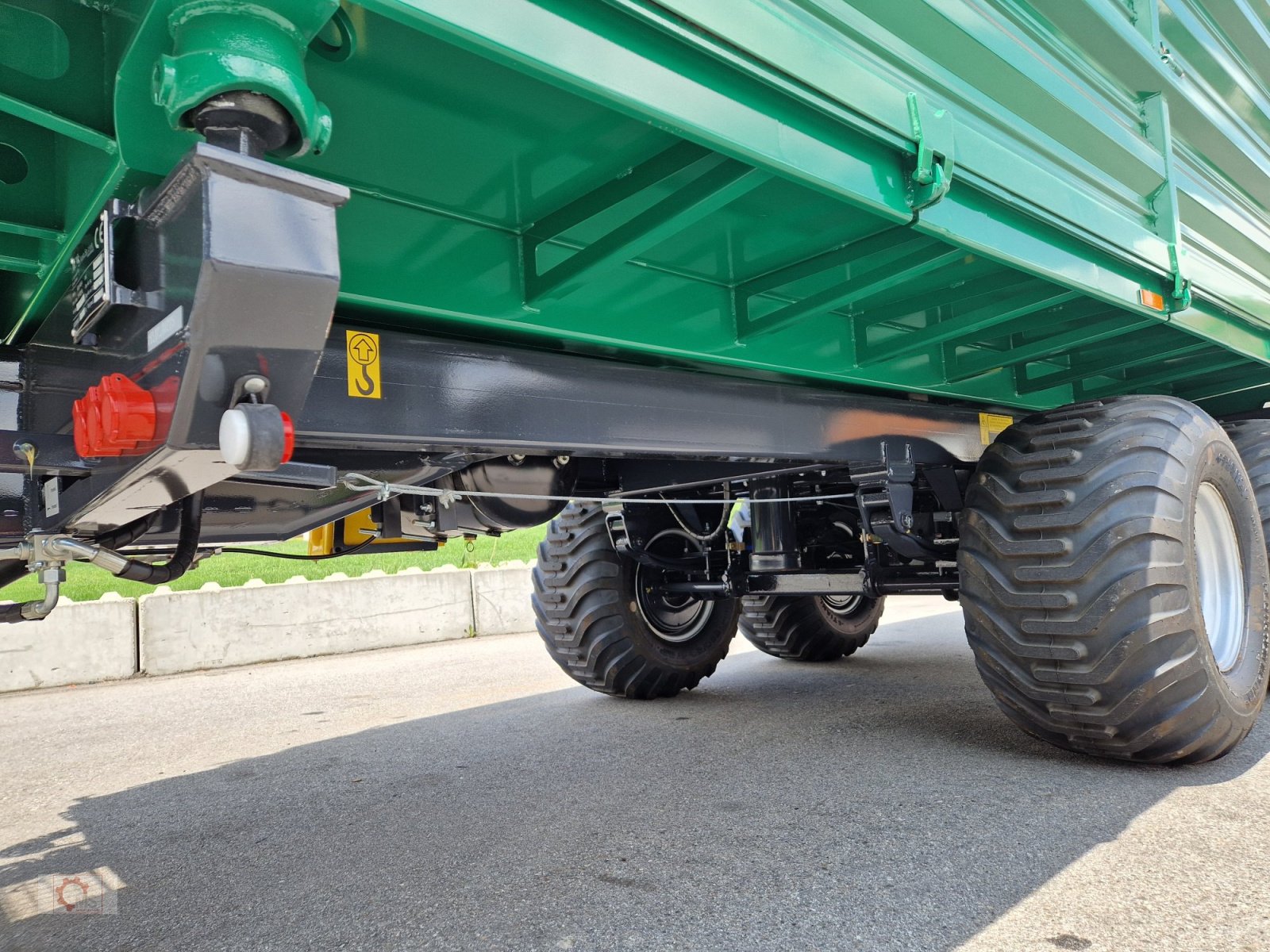 Kipper tip MS 16t Druckluft LED 40km/h Hydr. Stützfuß Tandem, Neumaschine in Tiefenbach (Poză 27)