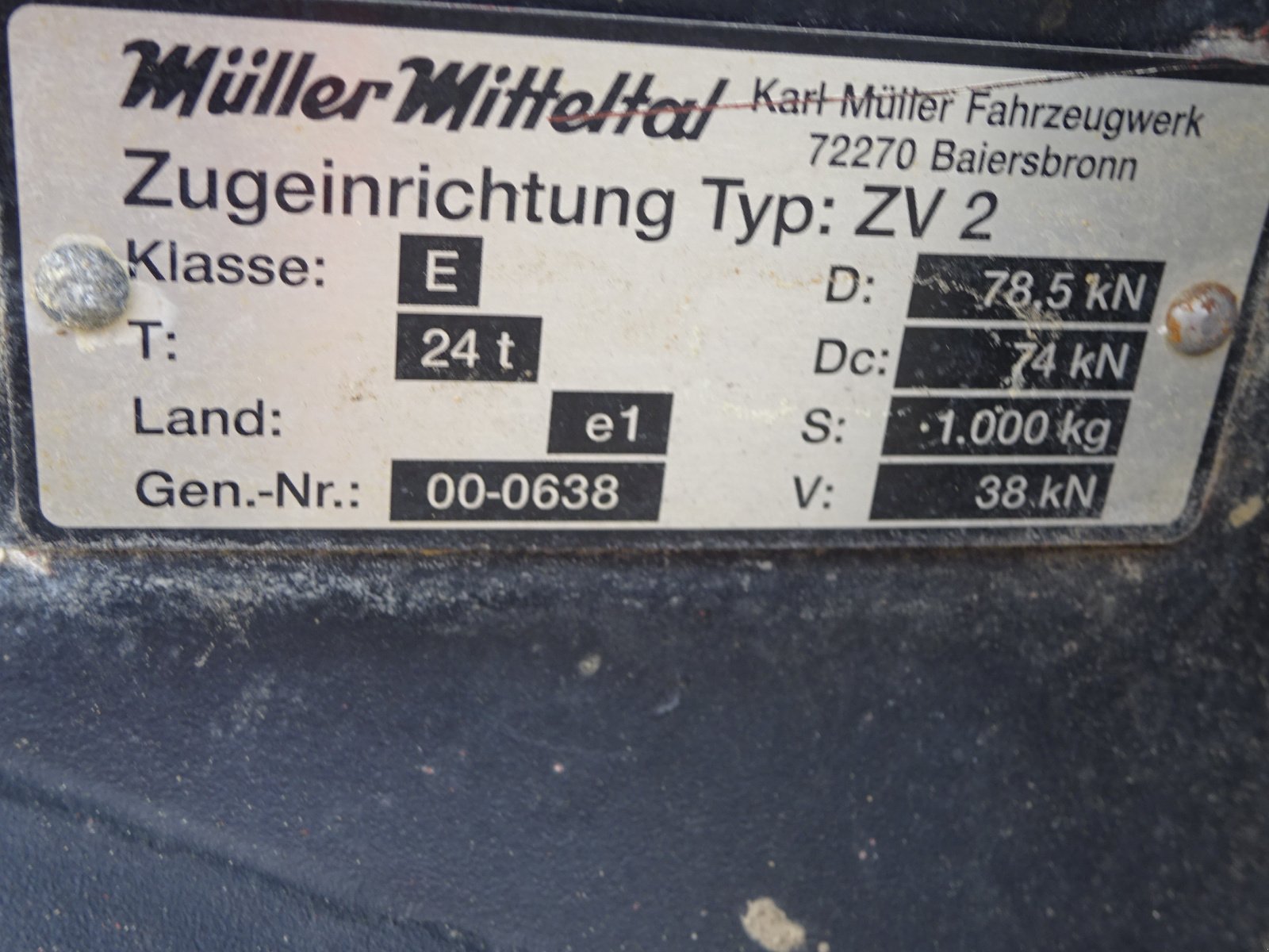 Kipper des Typs Müller-Mitteltal 8703.10K 003, Gebrauchtmaschine in Ertingen (Bild 7)