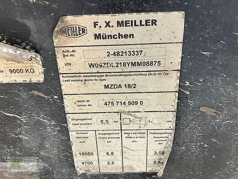 Kipper des Typs Müller MZDA 18/2 *Korndicht*, Gebrauchtmaschine in Salsitz (Bild 16)