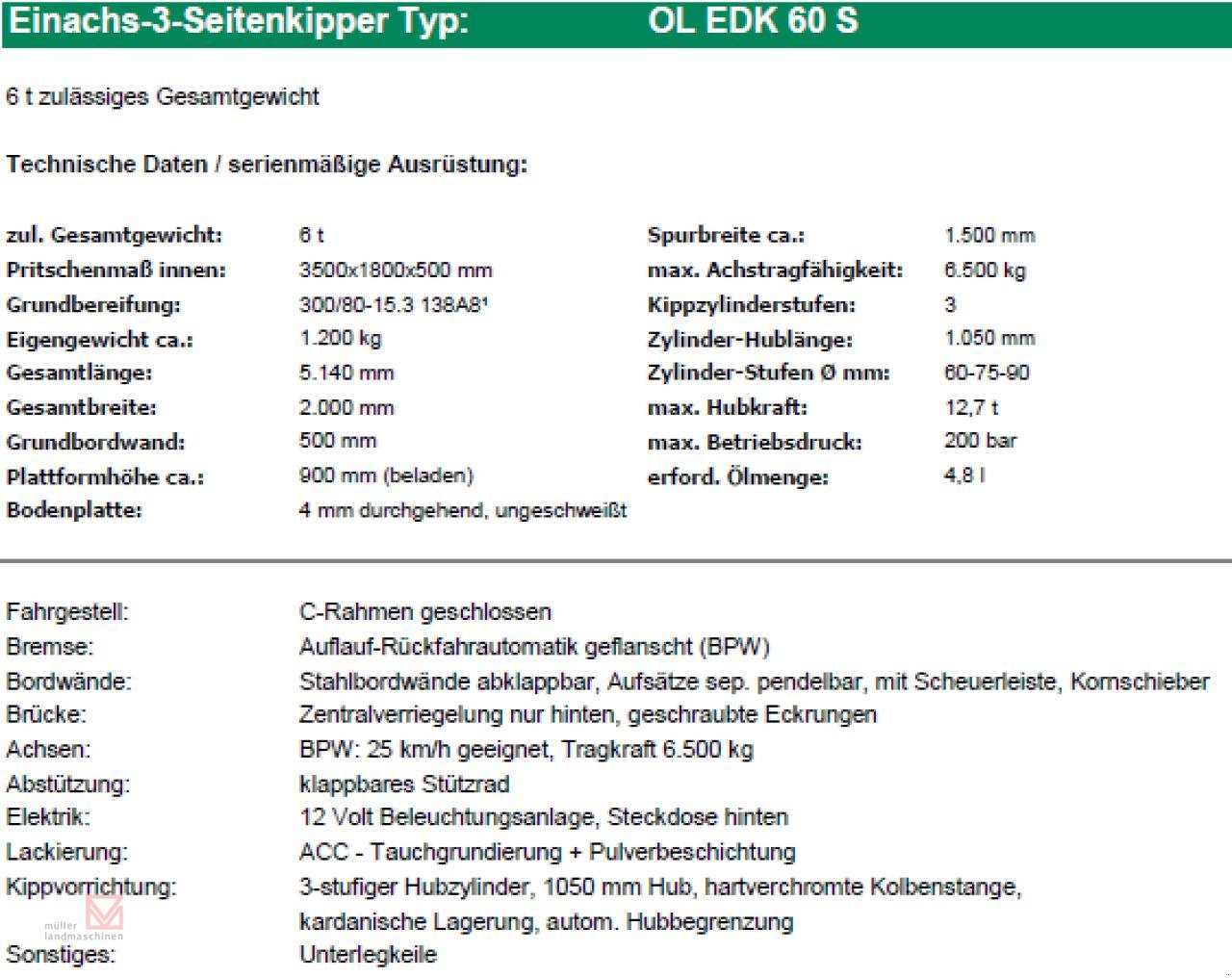 Kipper del tipo Oehler EDK 60S, Neumaschine en Bonndorf (Imagen 5)
