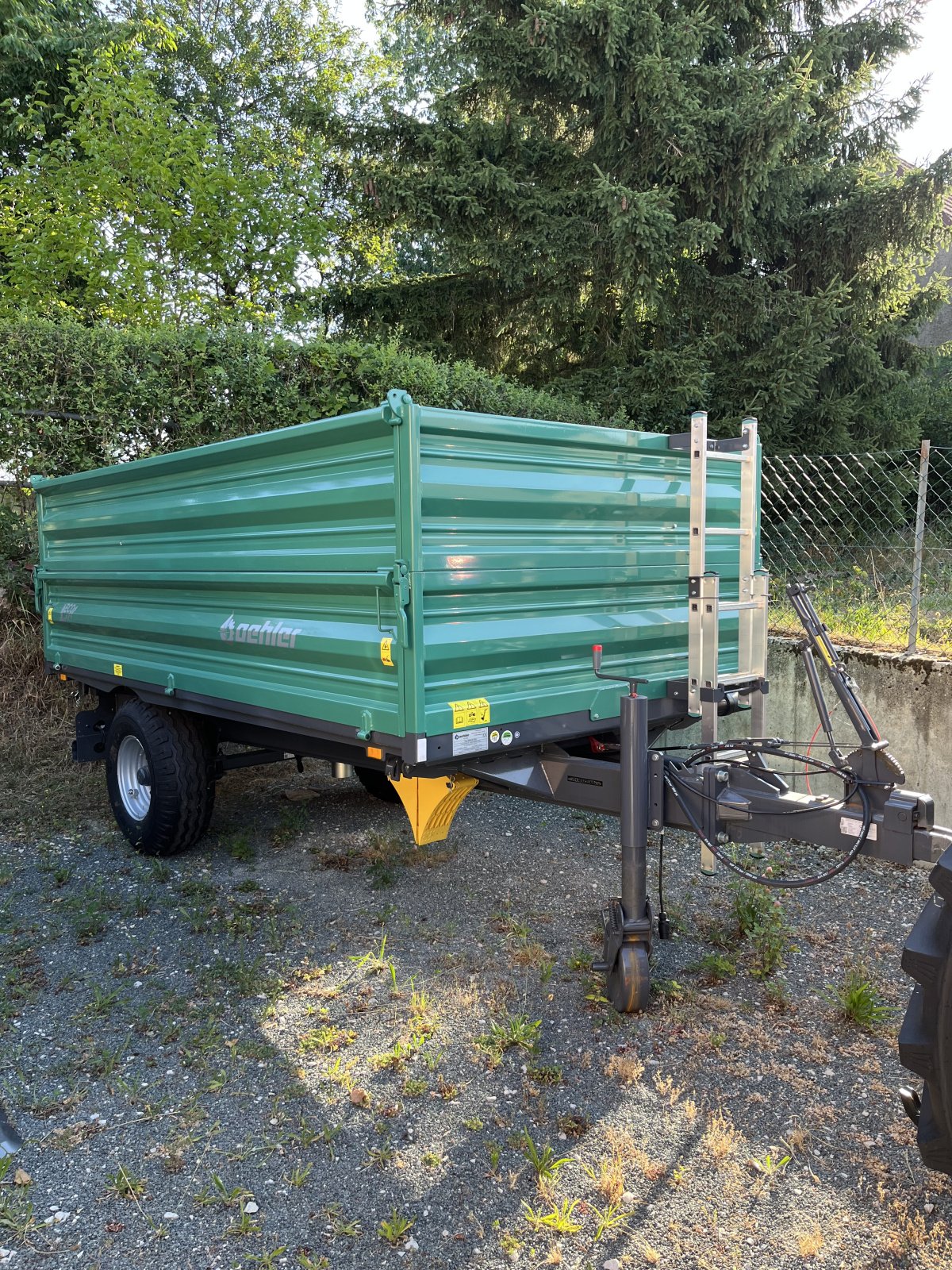 Kipper of the type Oehler EDK 65 ECO, Neumaschine in Hagenbüchach (Picture 1)