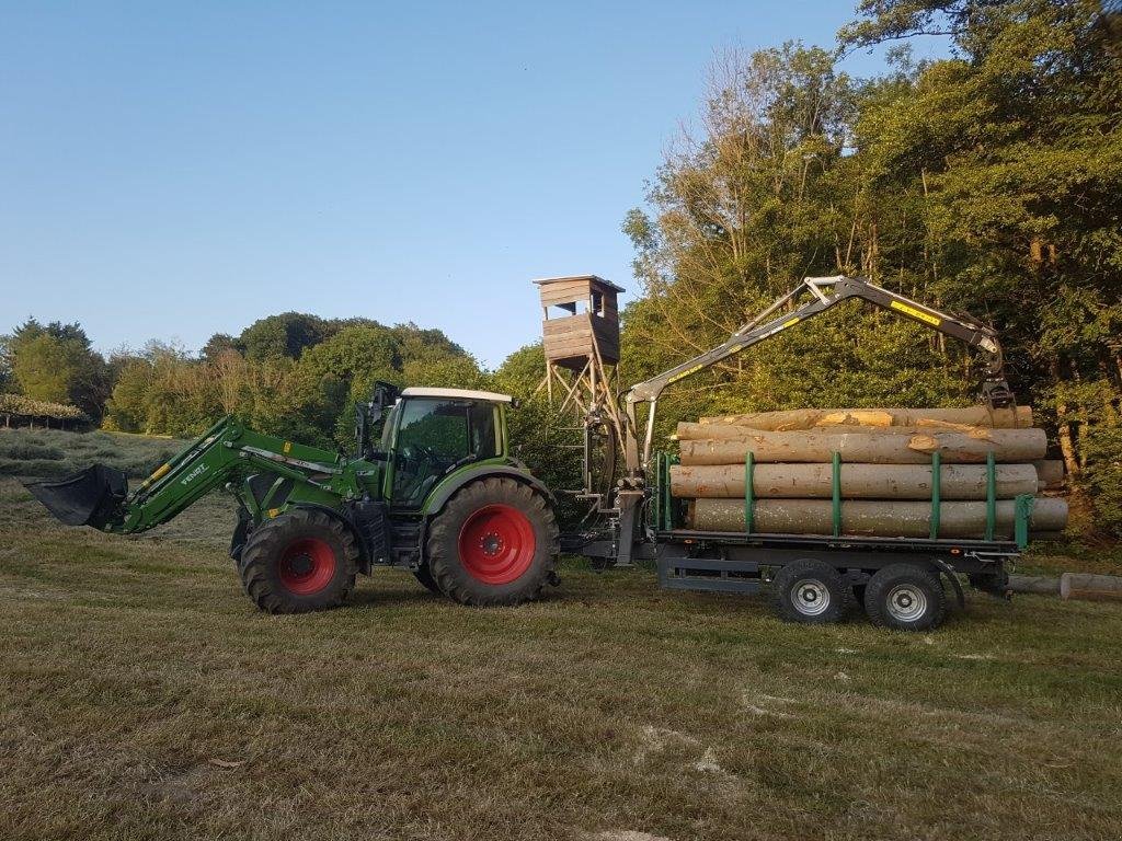 Kipper типа Oehler OL TDK 80 3-Seitenkipper mit 8t Kran, Gebrauchtmaschine в Schorndorf (Фотография 4)