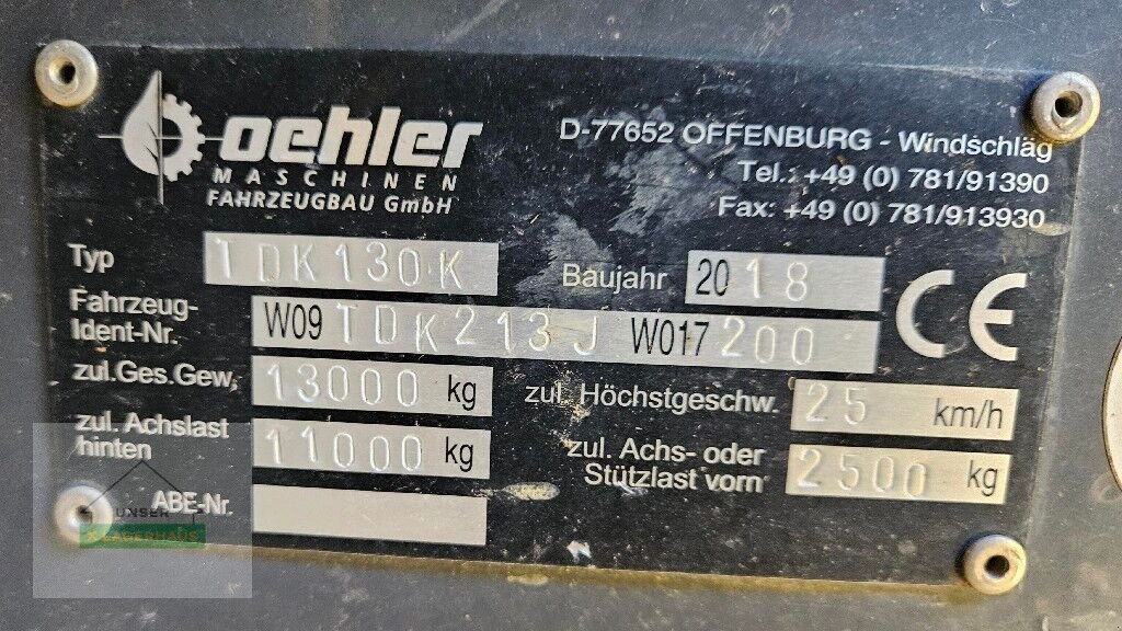 Kipper of the type Oehler TDK 130, Gebrauchtmaschine in St. Michael (Picture 5)