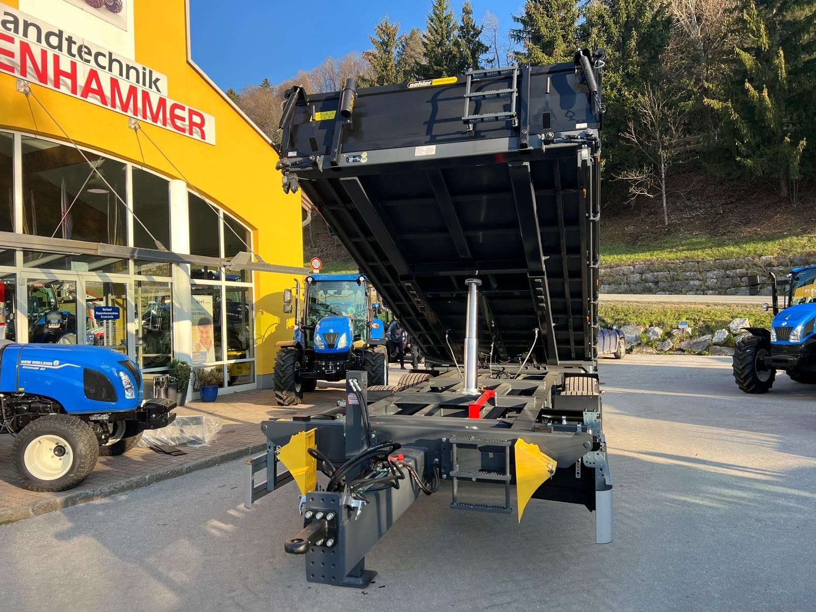 Kipper of the type Oehler TDK 180, Neumaschine in Burgkirchen (Picture 4)