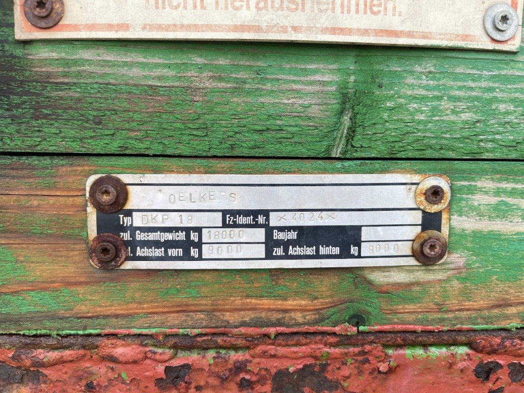 Kipper des Typs Oelkers DKP18, Gebrauchtmaschine in Marxen (Bild 5)