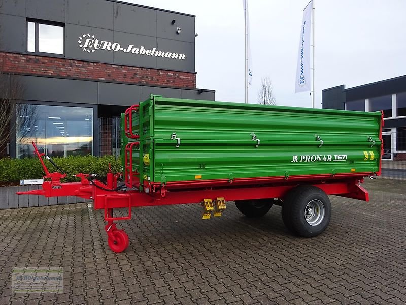 Kipper typu PRONAR Einachsdreiseitenkipper T 671,  Auflaufbremse, Bauj. 2022, Gebrauchtmaschine w Itterbeck (Zdjęcie 4)