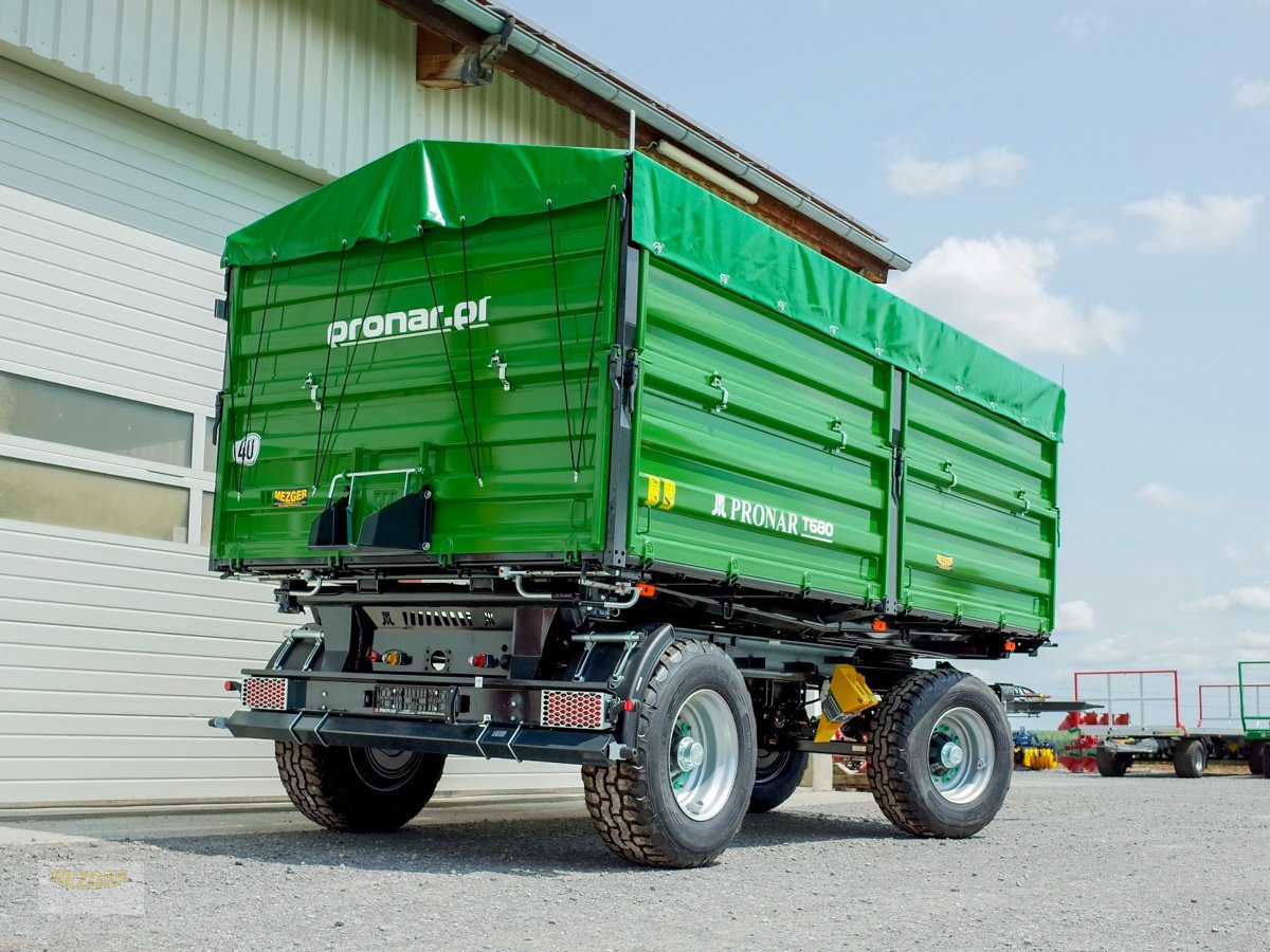 Kipper del tipo PRONAR Pronar T 680, 18t, ALB-Regler, Aufbau 80/80, Plane, Neu, Neumaschine In Ditzingen (Immagine 2)