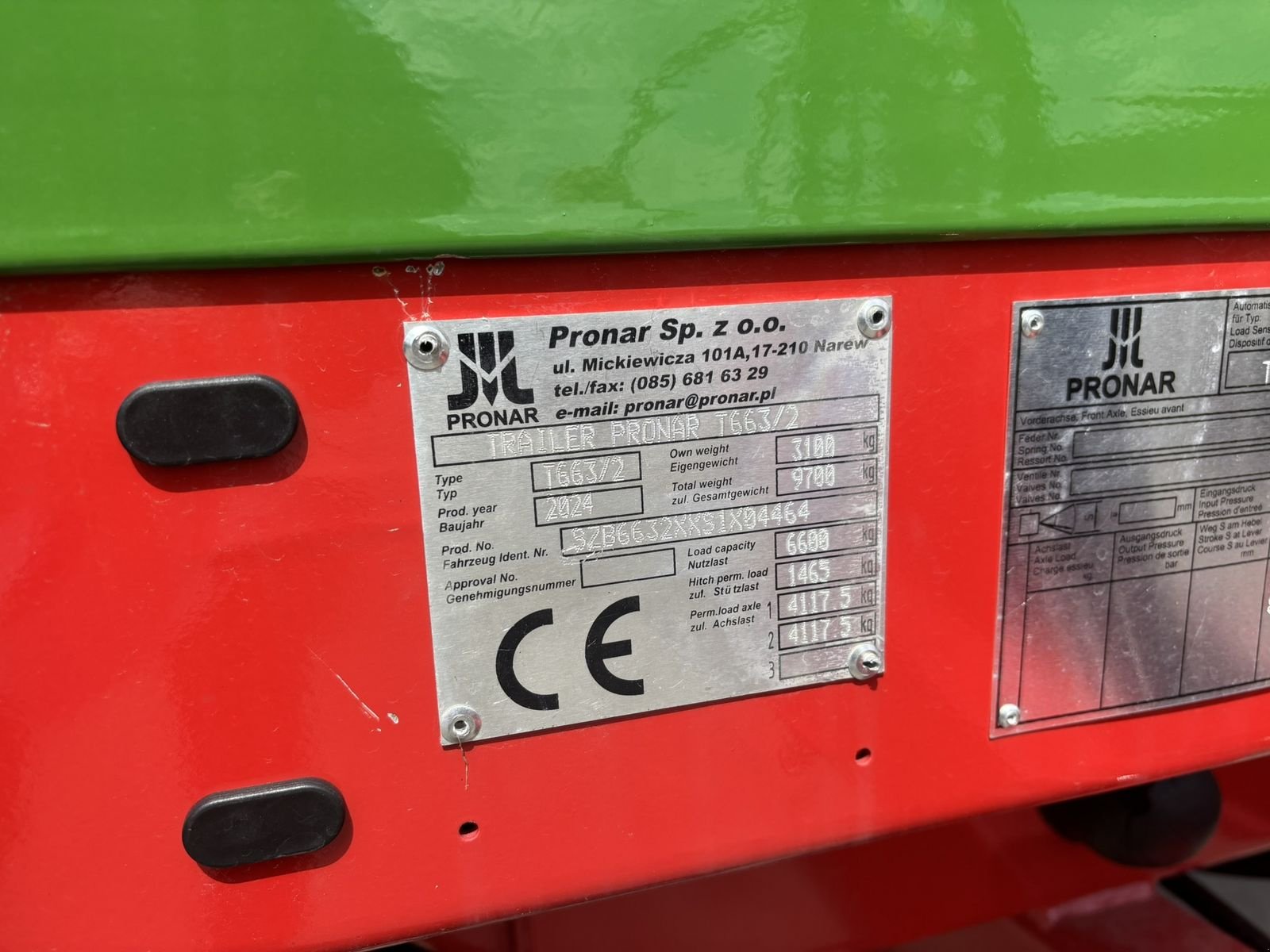 Kipper des Typs PRONAR T 663/2, Neumaschine in Göpfritz (Bild 4)