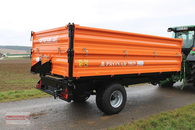 Kipper Türe ait PRONAR T 671 Dreiseitenkipper Einachser 7,2 to, Neumaschine içinde Ostheim/Rhön (resim 3)