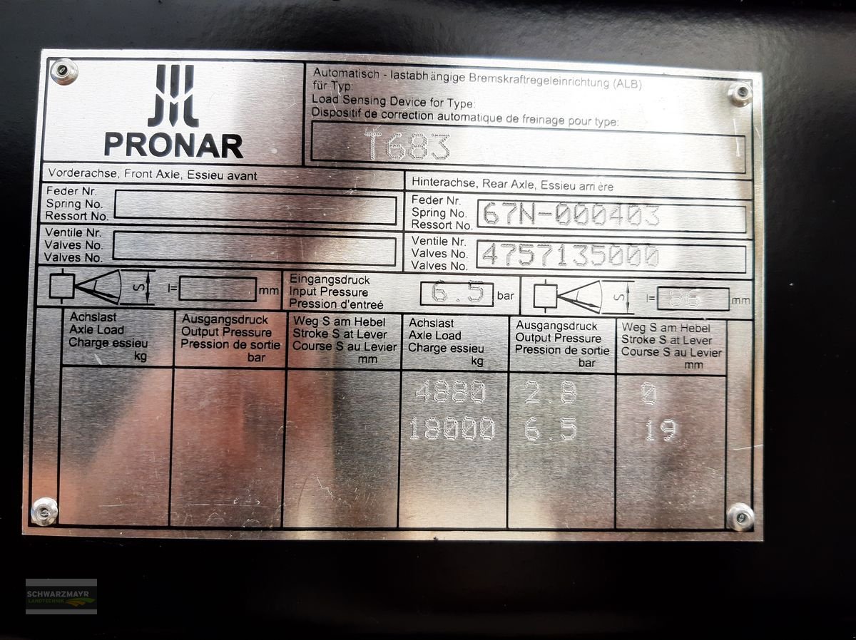Kipper des Typs PRONAR T 683, Neumaschine in Gampern (Bild 12)